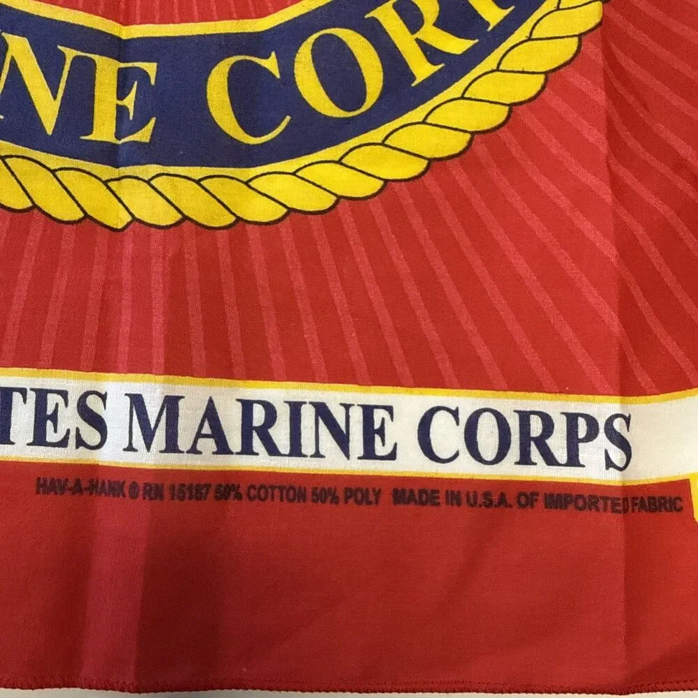 Vintage Hav A Hank Bandana United Estates Marine Corp 21